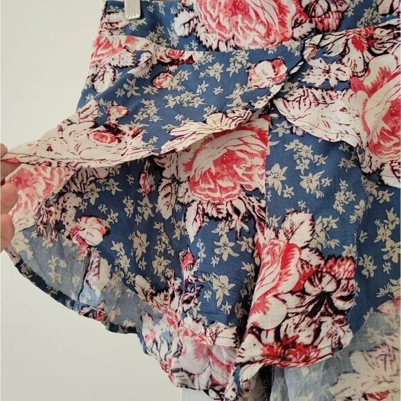 Free people ANTIQUED FLORAL SHORTS - Picture 5 of 7